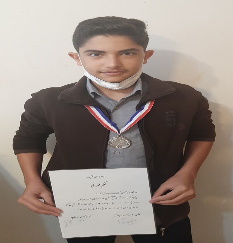 دانش آموز عزیز ؛ امیرکیان جنتیان  کسب مقام نایب قهرمانی هفتمین دوره مسابقات بدمینتون
